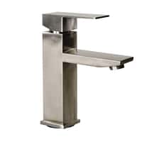 Flow Max™ Square Bathroom Faucet – Stainless Steel