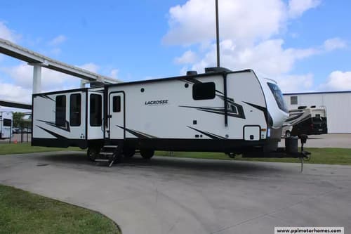 62687 - 38' 2023 Forest River Lacrosse Luxury Lite 3411RK w/3 Slides Image 1