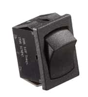 Rocker Switch 10A On/Off SPST Black