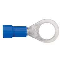 Ring Terminals (16-14 Wire Gauge, 5/16" Stud Size, 100-Pack)