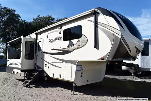 61701 - 35' 2018 Grand Design Solitude 310GK w/3 Slides Image 1