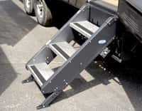 STEPABOVE TRAILER STEPS- 3-STEP, 30" DOOR