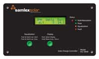 19.6412 - Samlex Solar Charge Controller - 30 Amps - Flush Mount - Image 1