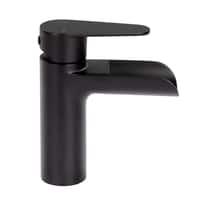 Flow Max™ Waterfall Bathroom Faucet – Black Matte