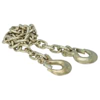 Gen-Y 5th Wheel to Gooseneck Safety Chain; trailer safety chain 26k capacity 3/8inch link, 7 ft length