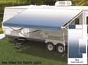17' Universal Awning Replacement Fabric - Blue Fade with Weatherguard