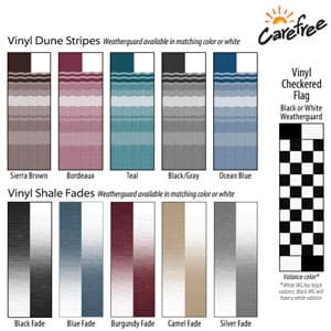 25-0154 - Fiesta Patio Awning 21ft; Ocean Blue Dune - Image 1