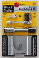 C.T Johnson Trailer Coupler Lock; For 2 Inch/ 2-5/16 Inch Flat Lip Couplers