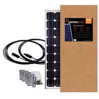 19.6423 - Samlex Solar Panel - 100 Watt - W/Brackets & Wires - Image 1