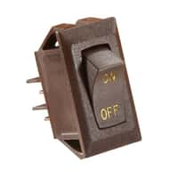 55-0814 - 10a Brown Rocker Switch W - Image 1