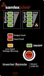 19.2550 - Sam-Rc Remote For Sam Modified Sine Wave Inverters - Image 1