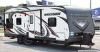 60736 - 28' 2016 Forest River Shockwave 24FQMX w/Slide & Generator  - Toy Hauler Image 1