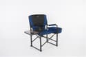 Faulkner 49581 El Capitan Folding Director's Chair with Cooler - Blue/Black