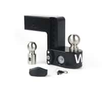 Cerakote Black ALUMINUM Weigh Safe, 6" Drop Hitch, 3" Receiver 21,000 LBS GTW