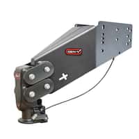 Gen-Y Hitch Gooseneck Coupler, Executive Torsion Flex for recessed balls, 2 5/16 ball, 4500 lb pin weight, 30k tow capacity, auto latch coupler and cable