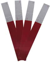 Reflective Tape Kit, 2" Red/White 4-Strip Kit