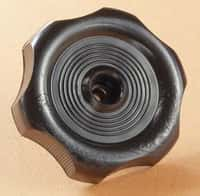 Window Knob, Black 1/2in