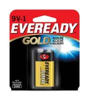 Alkaline Batteries, 9 Volt, 1/card