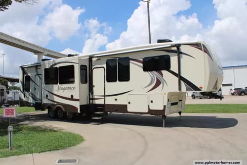 63808 - 42' 2015 Forest River Vengeance 39R12 w/3 Slides & Generator  - Toy Hauler Image 1