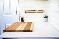 Cutting board and magnetic knife holder Chop Combo in Maple