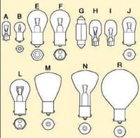 12v Light Bulb Chart