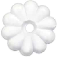 20-1855 - 14pk Plastic Rosettes- Wh - Image 1