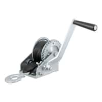 Hand Crank Winch with 20' Strap (1,400 lbs, 7-1/2" Handle)