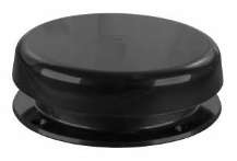Mushroom Style Plumbing Vent - Black