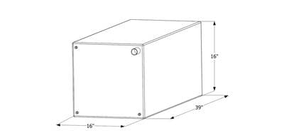 Icon 12461 40 Gallon RV Fresh Water Tank