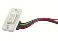 New Style Slide-Out Electric Switch Assembly - White