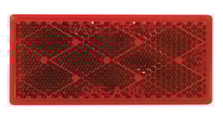 483 Rectangle Reflector, Red