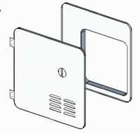 Girard Tankless Water Heater door for Atwood or Suburban 10 gal.