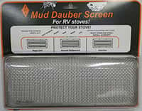 Mud Dauber Screen for RV Stoves