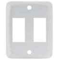 55-3591 - 1pk Double Wall Plate- Wh - Image 1