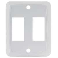 55-3591 - 1pk Double Wall Plate- Wh - Image 1