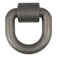 3"x 3" Weld-On Tie-Down D-Ring (15,587 lbs, Raw Steel)