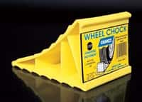 wheel chocks, lightweight plastic