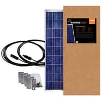 19.6422 - Samlex Solar Panel - 150 Watt - W/Brackets & Wires - Image 1