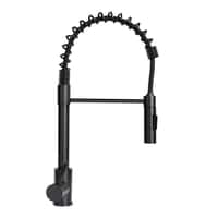 Flow MaxT Coiled Kitchen Faucet - Black Matte