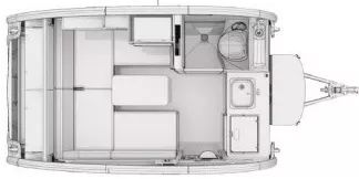 16' 2022 Nucamp RV Tab 320 BOONDOCK Floorplan