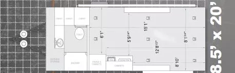26' 2019 Atc Arv 8520 w/Generator  - Toy Hauler Floorplan