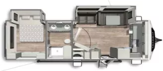 31' 2022 Dutchmen Astoria 2913FK w/2 Slides Floorplan
