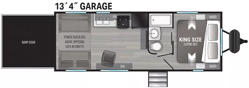 28' 2022 Cruiser RV Stryker 2313 - Toy Hauler Floorplan