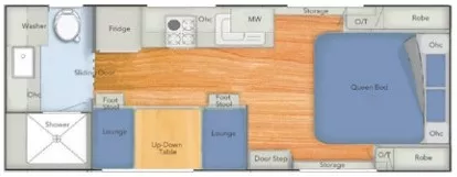 25' 2022 Black Series HQ19 Floorplan