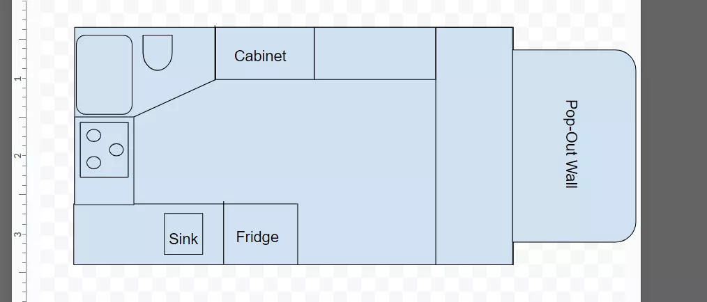 18' 2006 Forest River Surveyor ASSUME 160T Floorplan