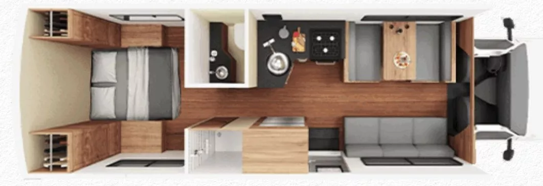 28' 2019 Thor Majestic 28A Floorplan