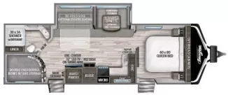 32' 2021 Grand Design Imagine 2800BH w/Slide - Bunk House Floorplan