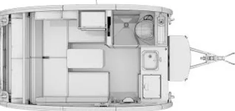15' 2021 Nucamp RV Tab 320S Floorplan