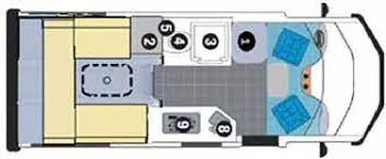 24' 2014 Great West Vans Legend Xl LEGEND EX Floorplan