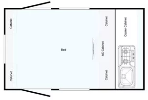 13' 2017 Little Guy T@G MAX Floorplan